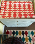 Standard Changing Mat - Red Harlequin