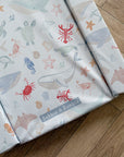Standard Changing Mat - Deep Blue Sea Print