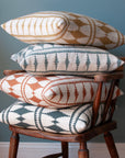 Bobbin Square Cushion - Slate Green