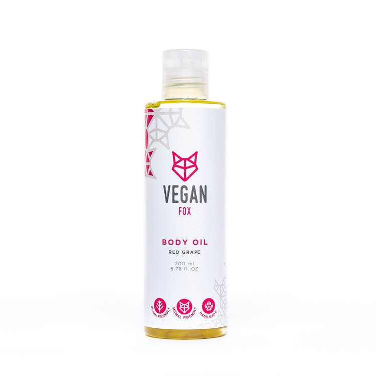 Vegan Fox Grape Seed Oil – Moisturizing &amp; Vitamin-Rich by Vegan Fox at www.brixbailey.com