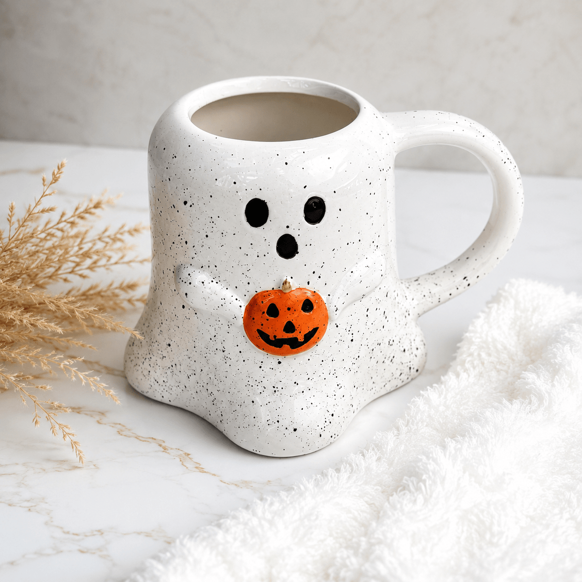 Halloween Ghost Mug With Cosy Socks