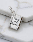 Hardback Book Personalised Silver Charm