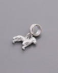 Border Terrier Silver Dog Charm