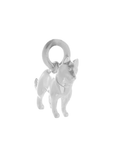 Border Collie Silver Dog Charm