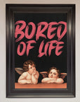 Bored of Life Framed Poster