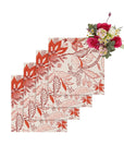 Bossa Nova Table Napkin Red - Set of 4