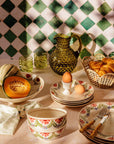 Camilla Cereal Bowl, Green Garland