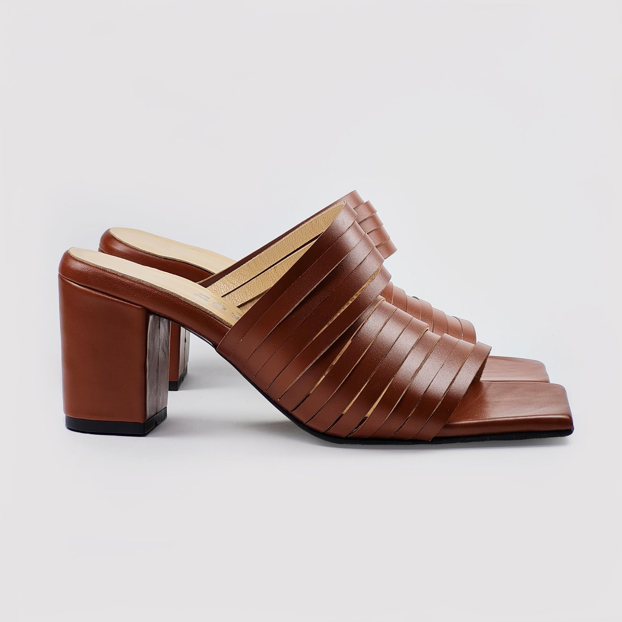 Handmade Brown Strappy Leather Sandals