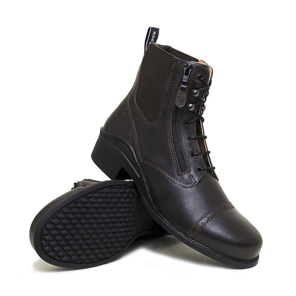 Zip Jodhpur Boots in Brown