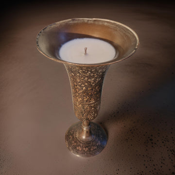 Indian Brass Vase Candles
