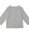 Navy Breton Stripe Top