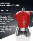 Bialetti Moka Induction Stovetop Coffee Maker