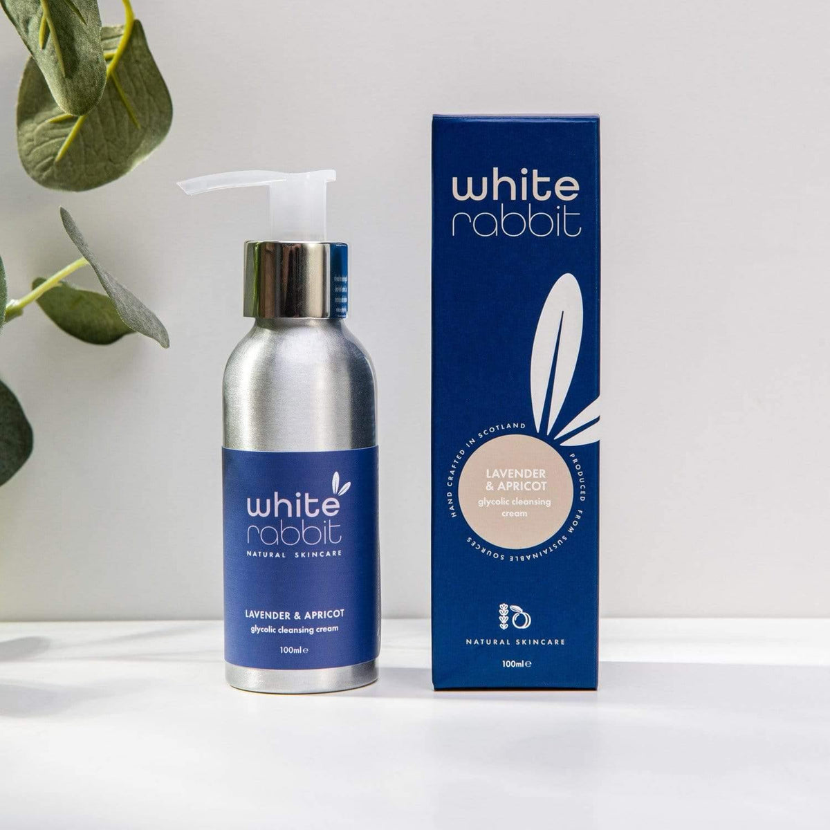 Brightening Lavender &amp; Apricot Glycolic Acid Cream Cleanser