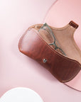 Luxury Leather Spectacle Case Eco Friendly Style