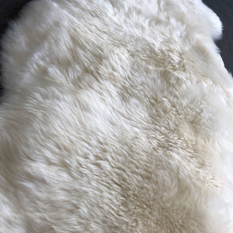 British White Sheepskin Rug 100% Natural & Sustainable | Extra Large