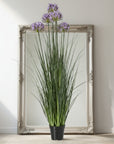 Lifelike Purple Agapanthus Faux Plant