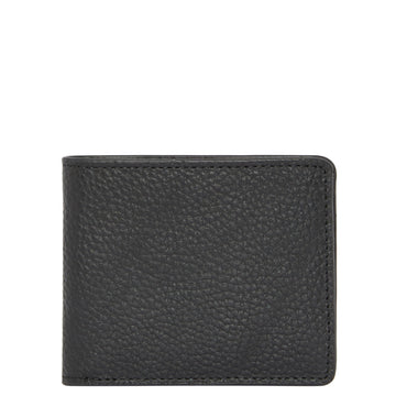 Men's Black Leather Wallet Brix and Bailey Brand