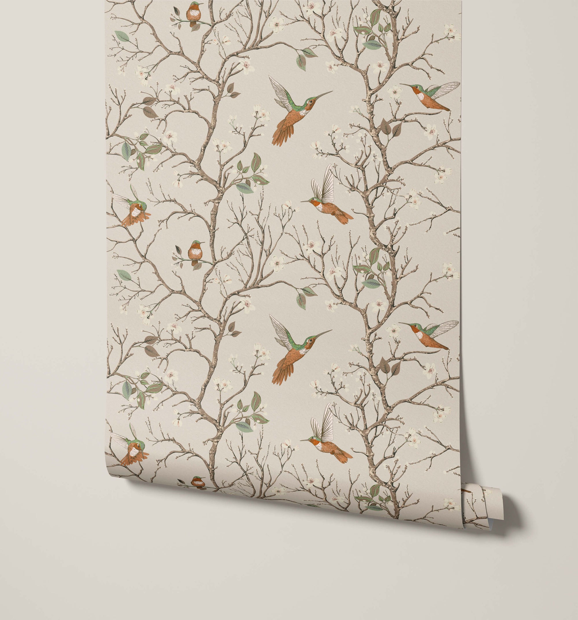Bronte Bird and Branch Wallpaper