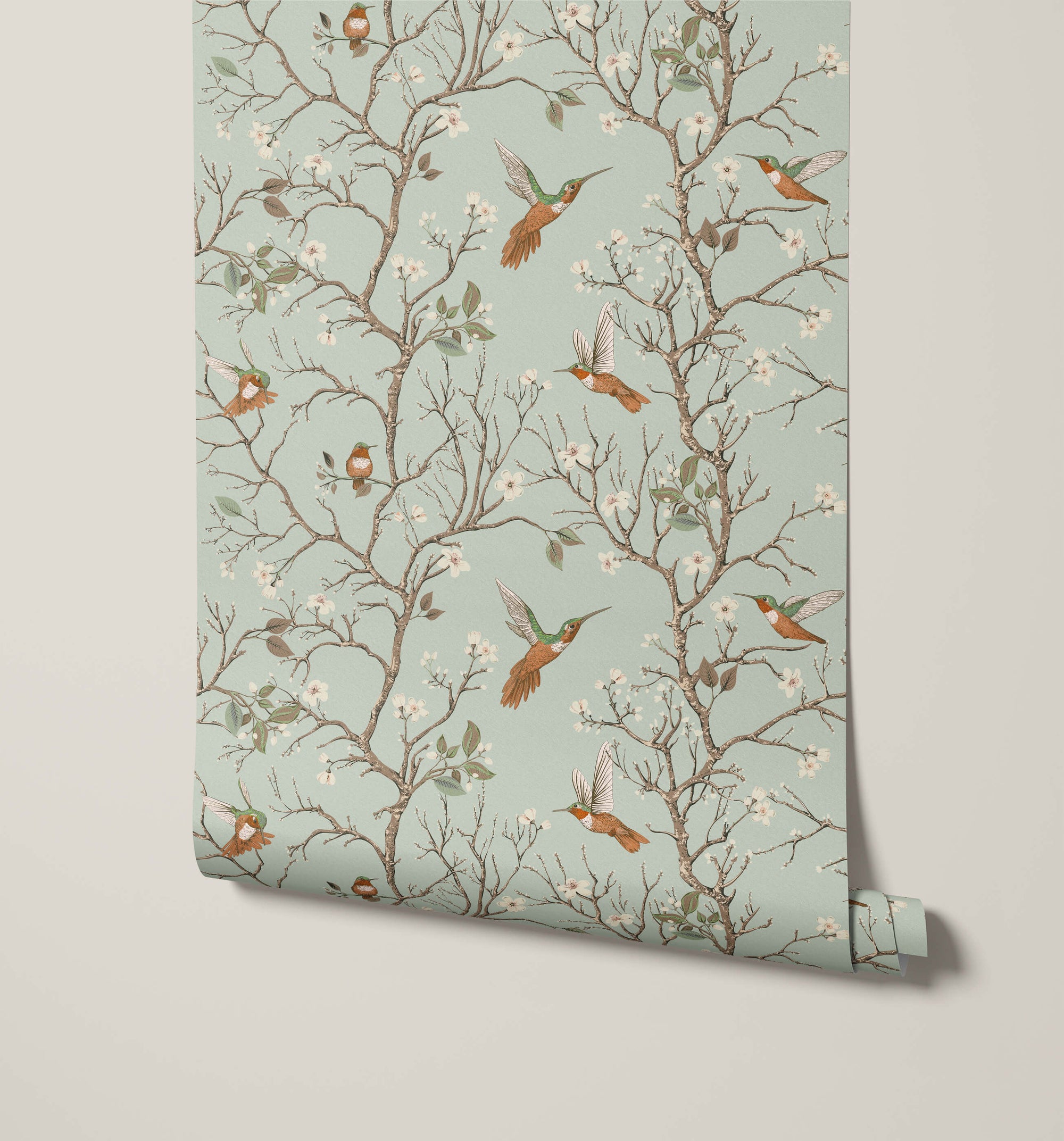 Bronte Bird and Branch Wallpaper