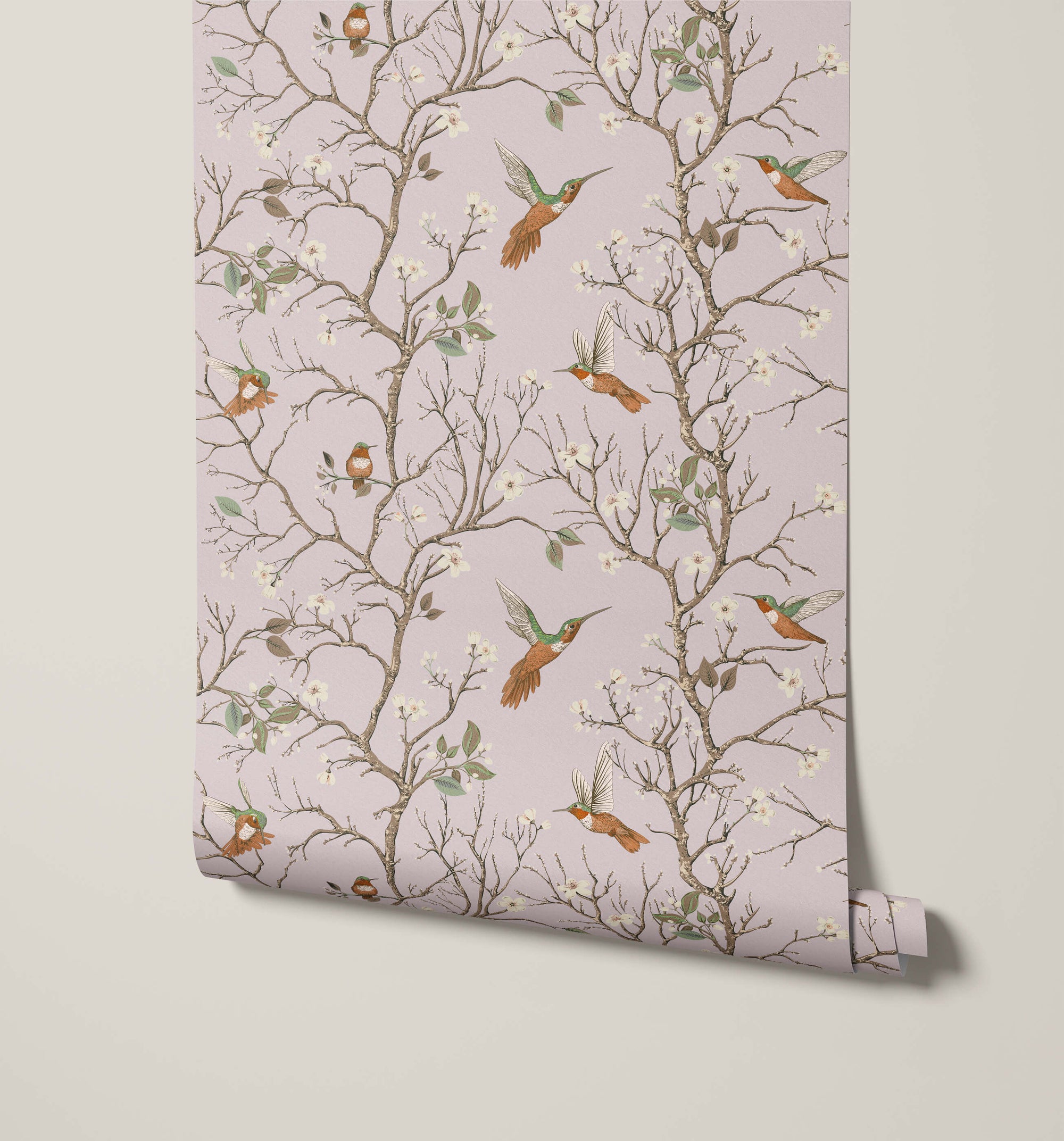 Bronte Bird and Branch Wallpaper