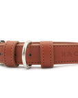 Brown Leather Dog Collar