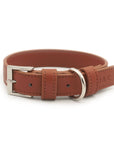 Brown Leather Dog Collar