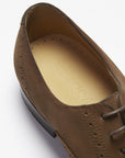 Brown Suede Brogues, Welted Leather Sole