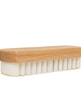 Wooden Handled Suede Brush for Boots and Leather