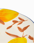 Buds in May — Hand-Painted Lunch Plates Inspired by Matisse Set of 4