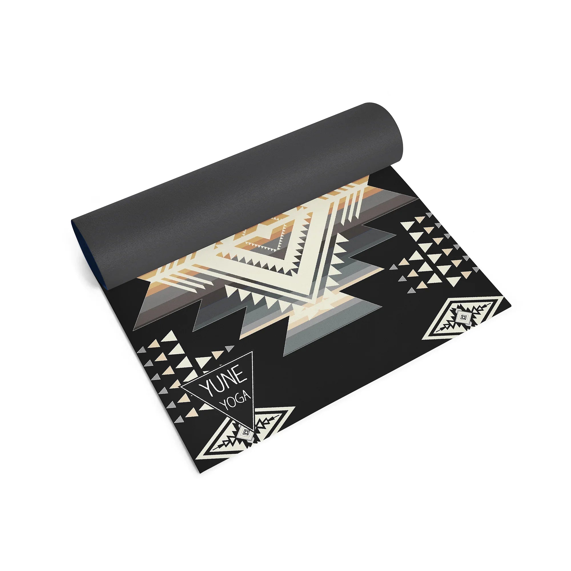 Buffalo Hills Shadow Yoga Mat – 6 mm Extra Thick, Double-Sided Non-Slip, Eco-Friendly PER with Southwestern Design | Yune Yoga-2