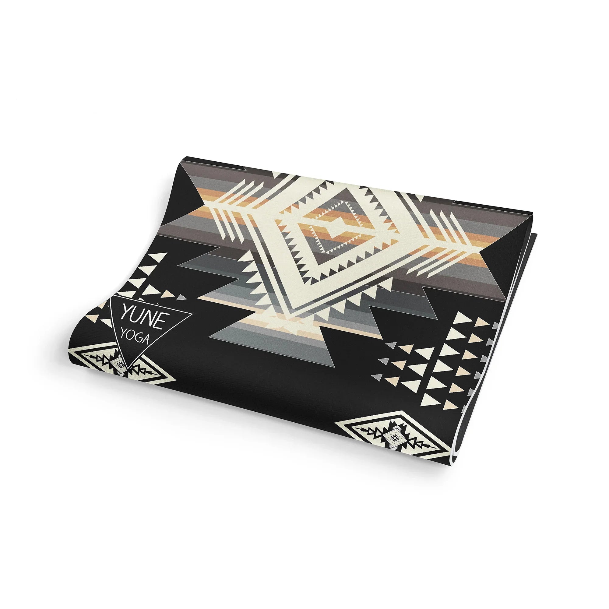 Buffalo Hills Shadow Yoga Mat – 6 mm Extra Thick, Double-Sided Non-Slip, Eco-Friendly PER with Southwestern Design | Yune Yoga-4