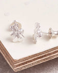 Bumble Bee Silver Stud Earrings