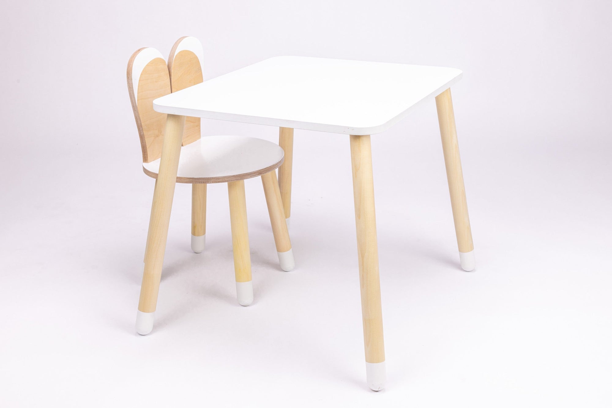 Bunny Table and Chair Set for Children