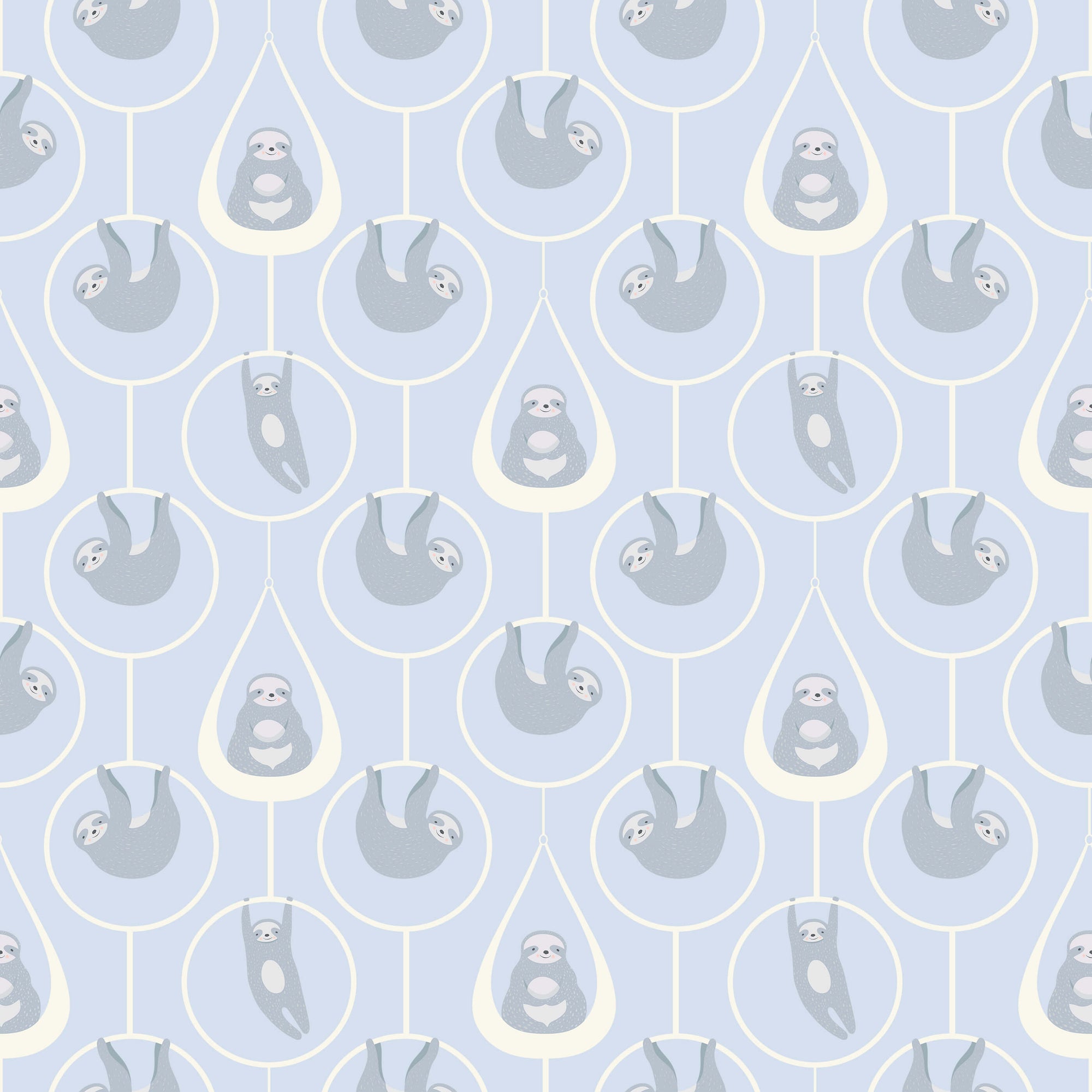 Sloth Wallpaper for Kids Rooms