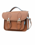 Handmade Leather Micro Satchel - Burnt Orange