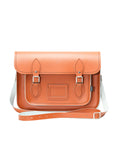 Handmade Leather Satchel - Burnt Orange