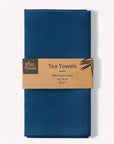 Organic Cotton Tea Towels - Herringbone Weave - Set of 2