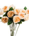 Butter Yellow Rose Faux Stem