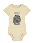 Adorable Blue Chow Chow Baby Bodysuit – Perfect for Little Dog Lovers