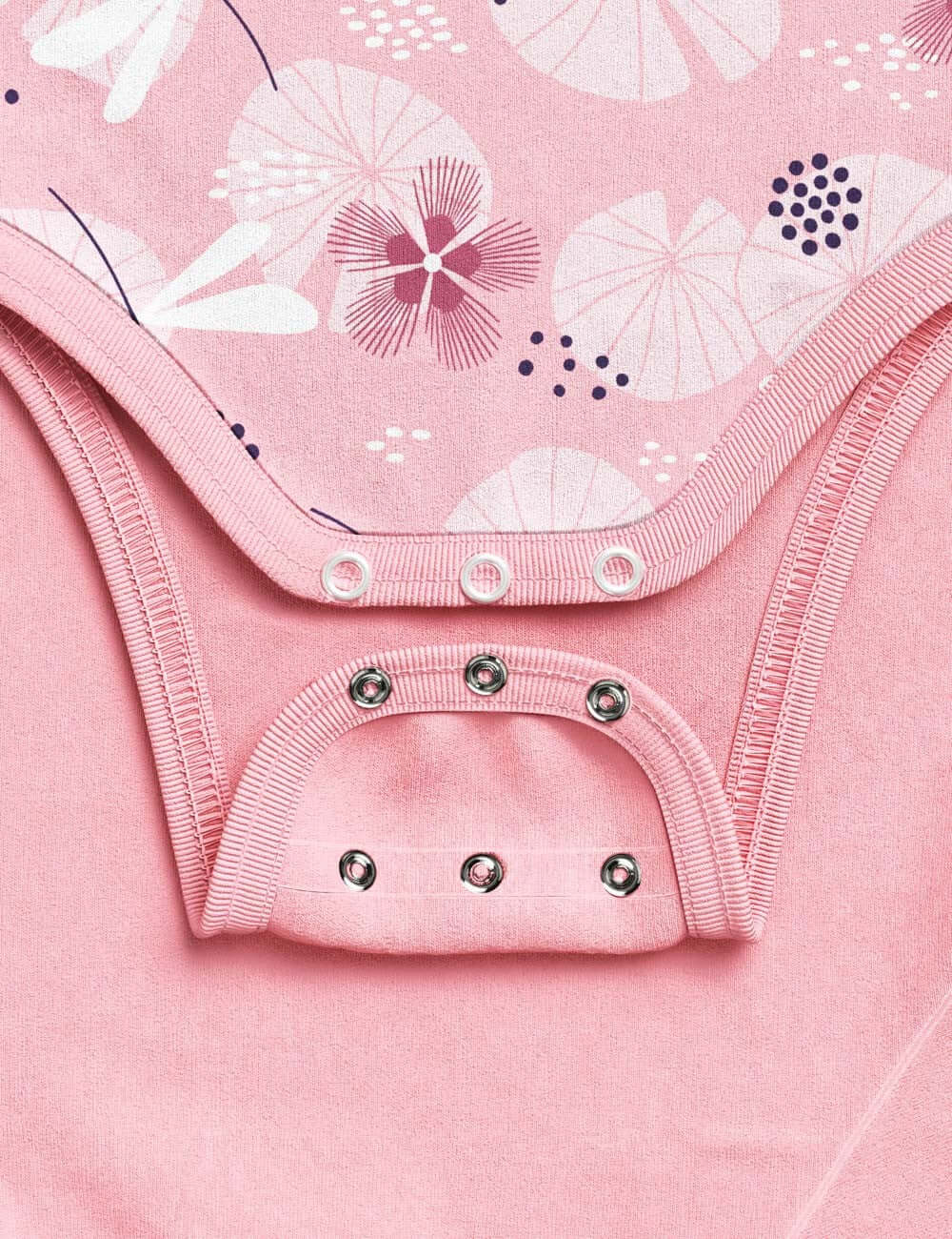 Long Sleeve Baby Bodysuit in Dragonfly Print