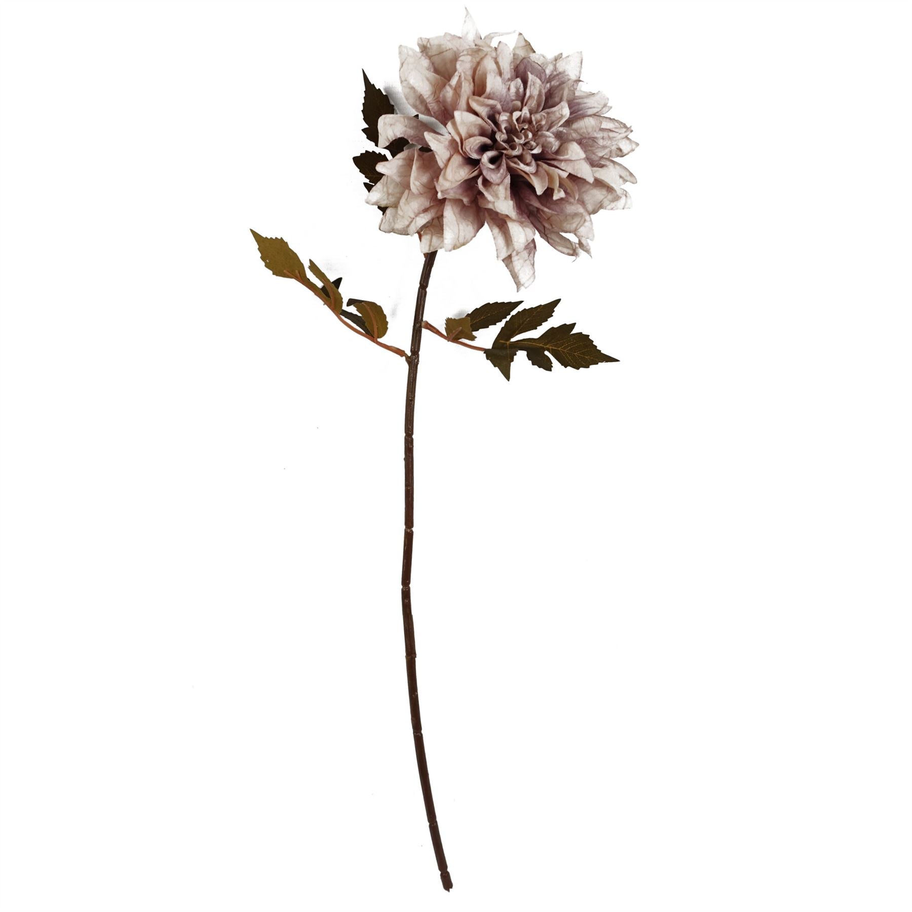 Pack of 6 x 55cm Dahlia Flower Stem - Dusty Pink-2