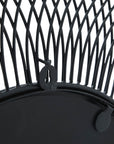 Large Black Wire Frame Accent Mirror