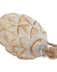 Vintage Whitewashed Pine Cone Ornament