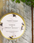 Amber & Sweet Honey Candle in a Matt Gold Tin