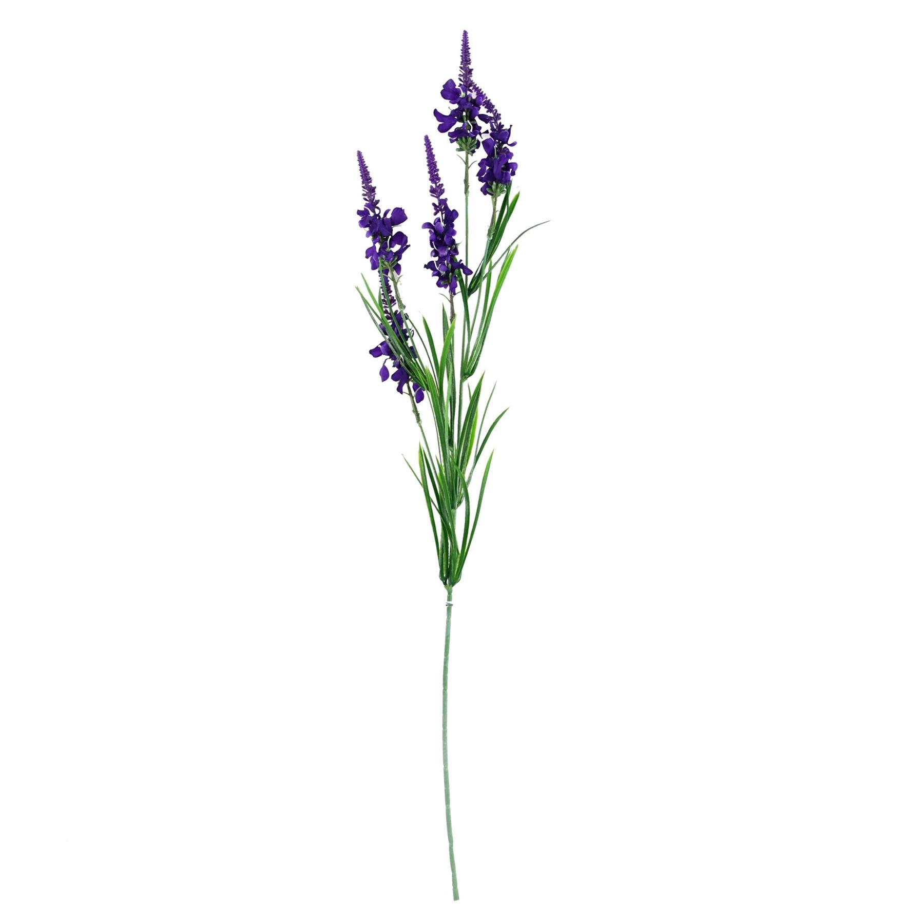 Pack of 6 x Artificial Flowers Purple Larkspur Artifical Stem 80cm-4
