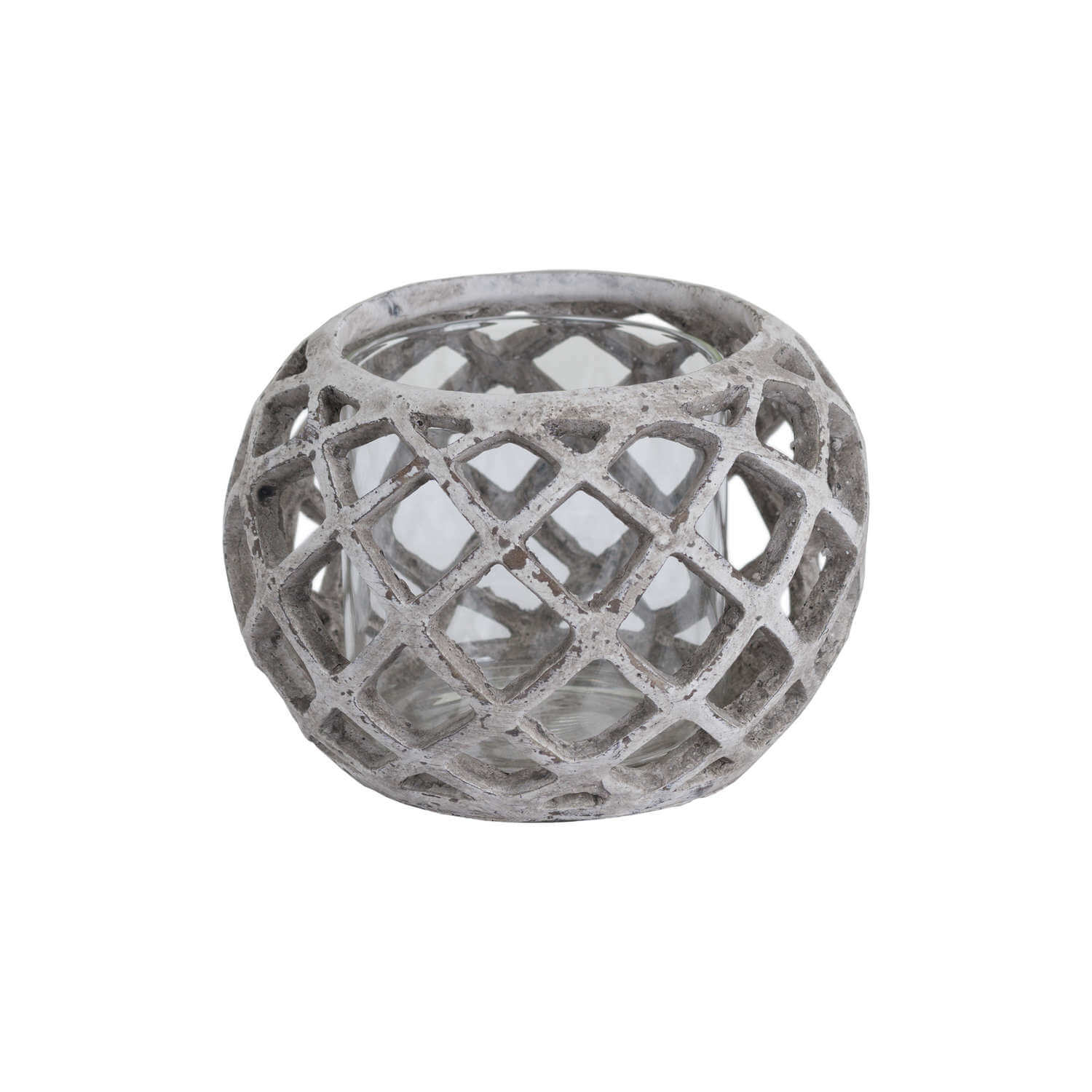 Elegant Round Ceramic Hurricane Lantern | Decorative &amp; Durable