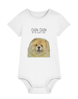 Cutest Little Pup: Fawn Chow Chow Baby Bodysuit!