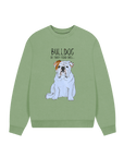 Bulldog Bliss: Furry Road Drill Oversized Sweatshirt for Fierce & Cozy Style!