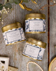 Rose de Provence Candle in a Matt Gold Tin