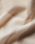 Natural Alpaca Wool Throw Classic Tartan